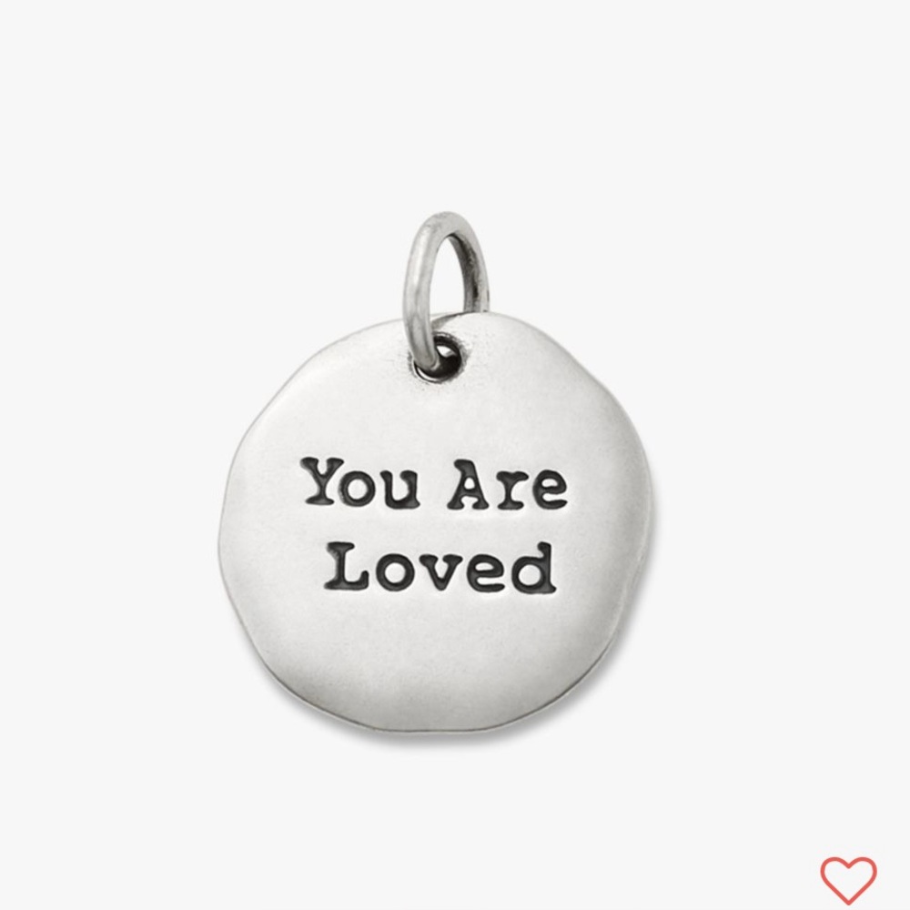 James avery silver You Are Loved Charm